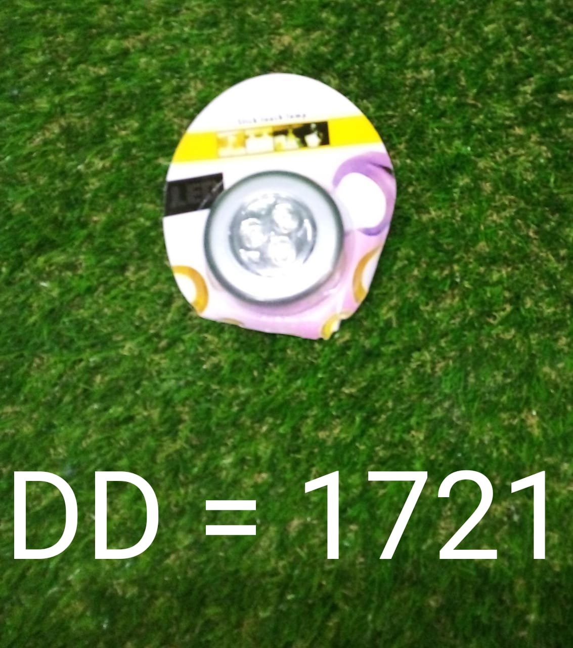 Christmas 3 Led Cordless Stick Tap Wardrobe Touch Light Lamp