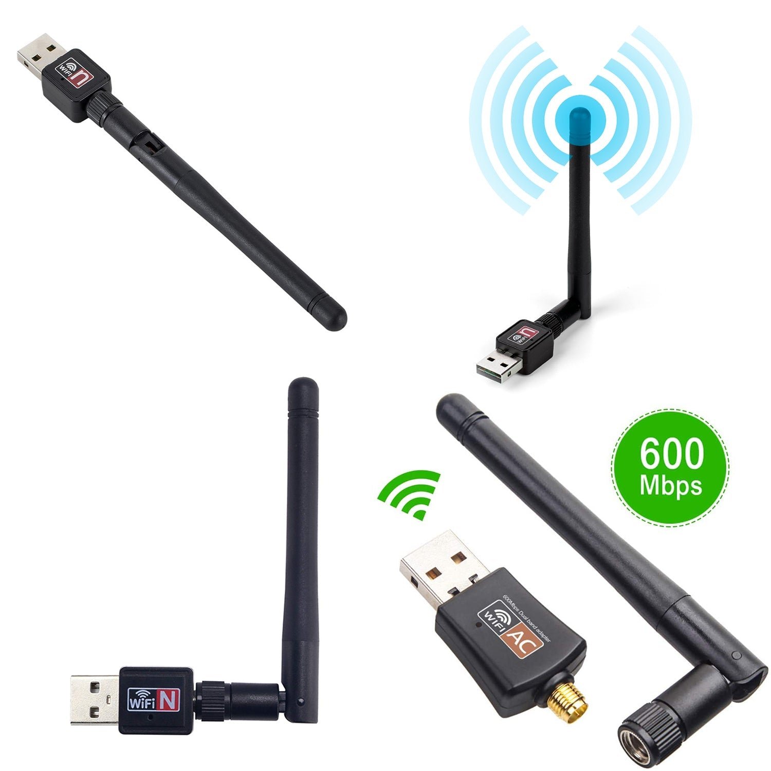 USB WiFi Receiver for Household and Office Daily Internet Use Suitable for  People