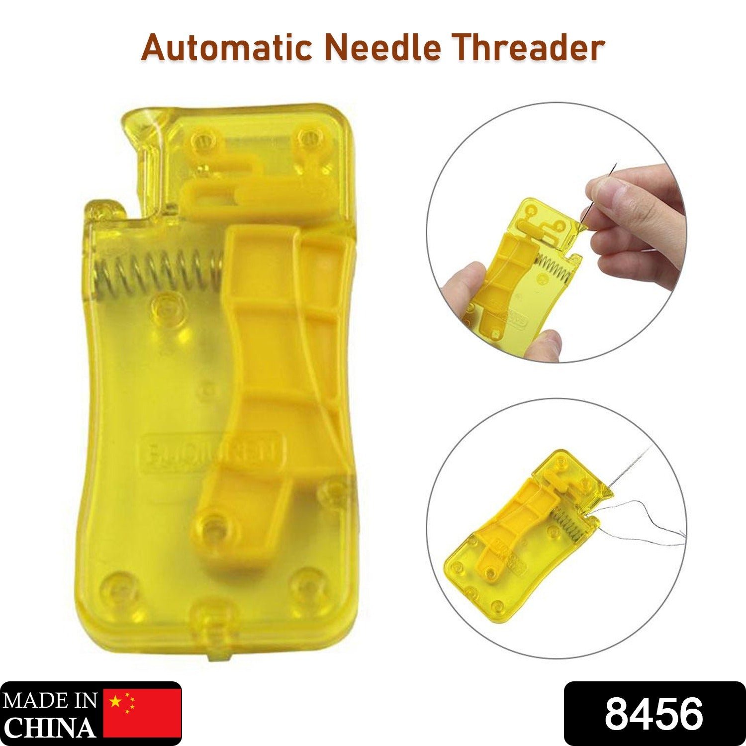 Needle Threader Stylish Comfortable Grip Automatic Threader for Home 1 Pc