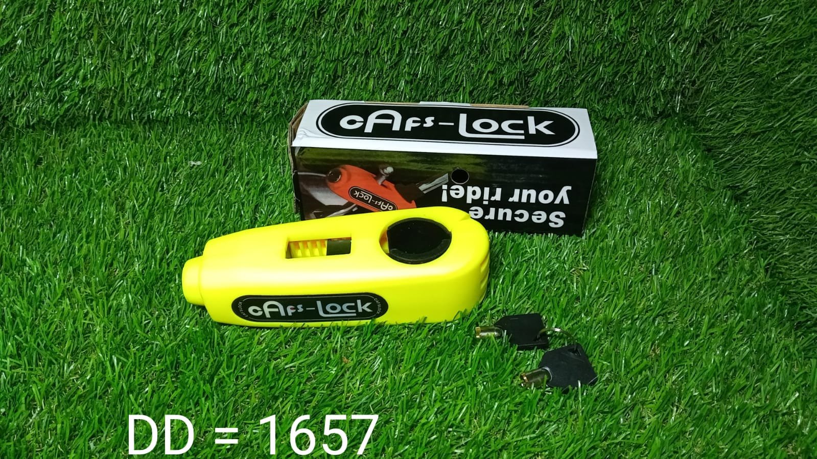 Heavy Duty Bike Brake Lock - Secure Locking System Handlebar and Brake Lever Grip