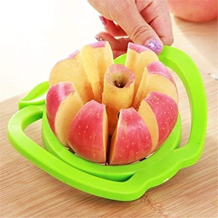 Plastic Apple Cutter Slicer with 8 Blades and Handle