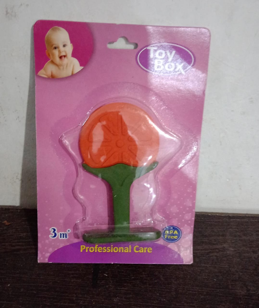 Silicone Fruit Teether Toy for Babies & Toddlers