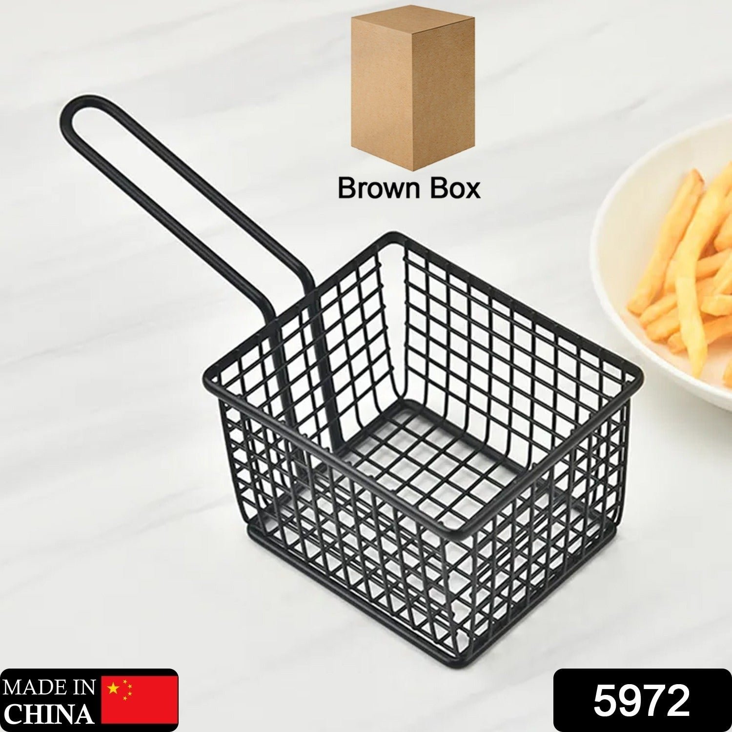 frying baskets for chips Stainless Steel Snack Basket Potato Mesh Strainer Basket