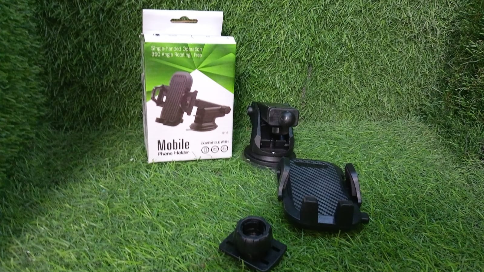 Car Dashboard Mobile Phone Holder – 3-in-1 Adjustable Smartphone Mount