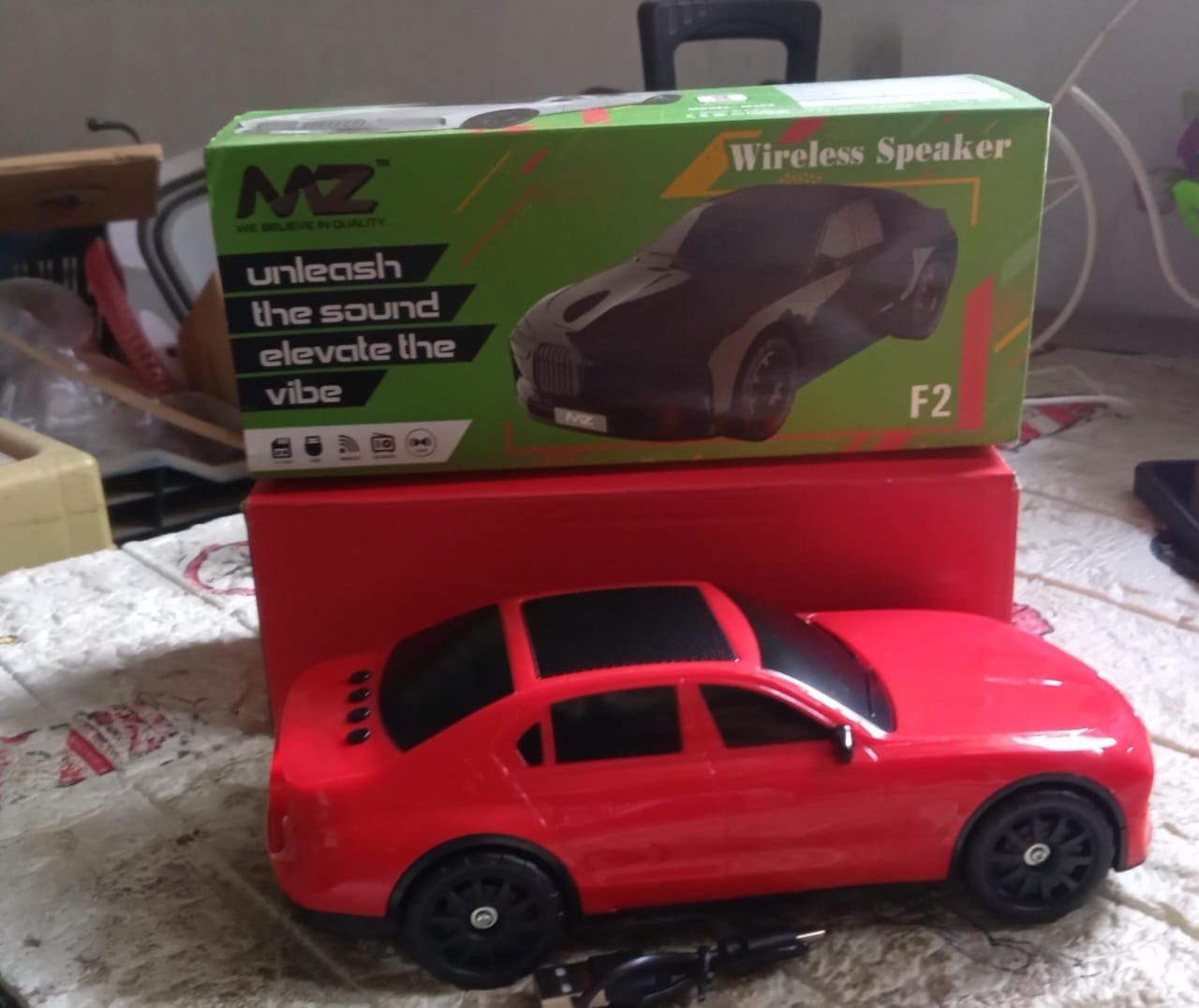 Wireless Bluetooth Speaker Portable Car Shape Music Speaker Support Bluetooth