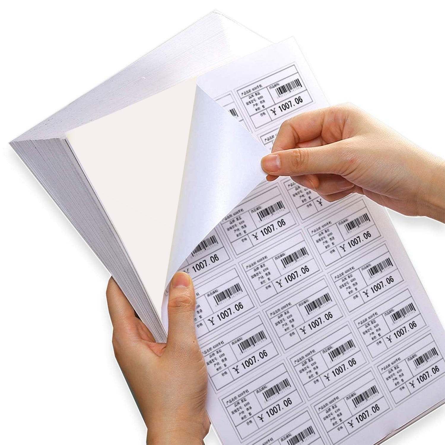 Oddy Self-Adhesive Label Sheets – A4 Full-Sheet Labels (100 Sheet)