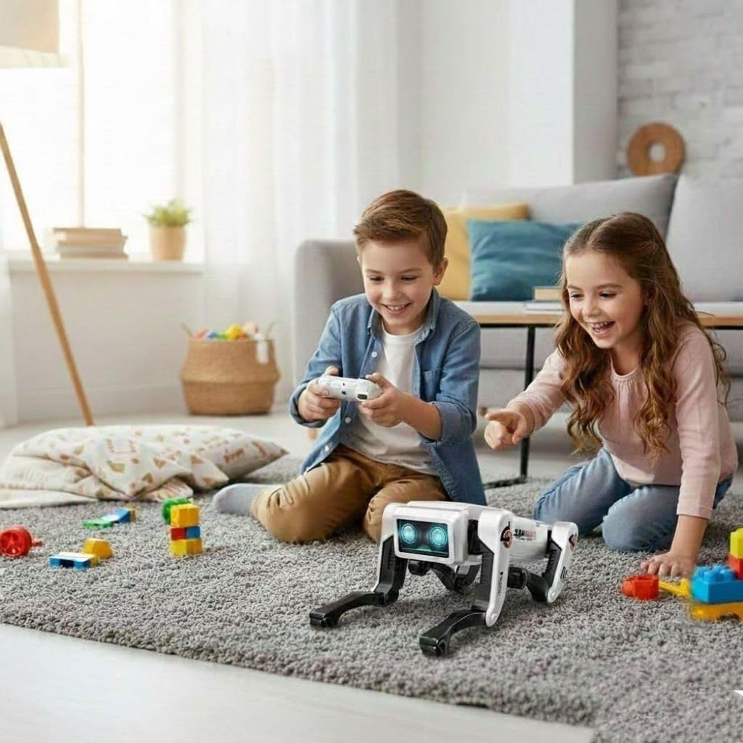 Advanced Intelligent AI Robot Dog Toy for Kids (1 Set / Big)