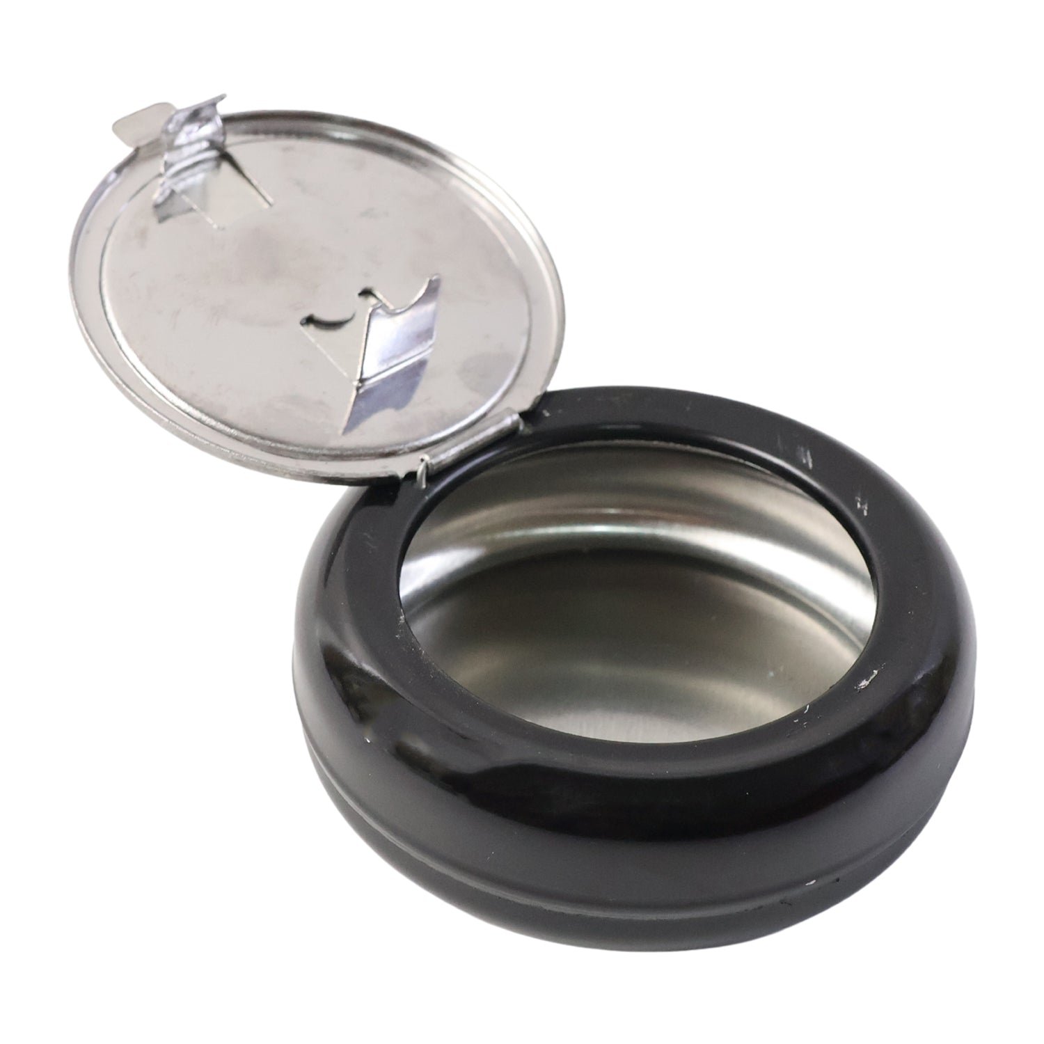 Round Smokeless Ashtray with Lid (1 Pc)