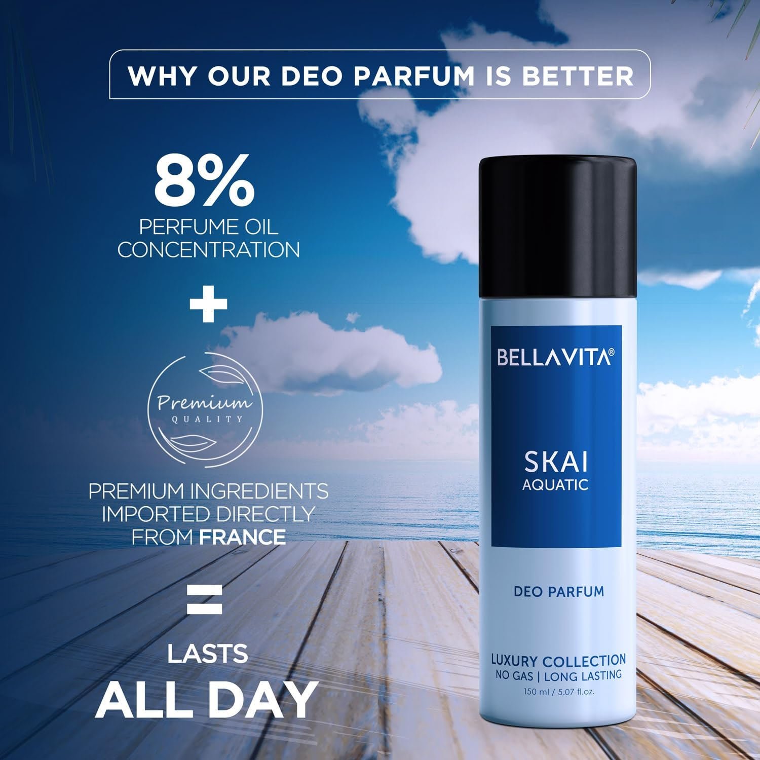 Bellavita Premium Skai Aquatic Deo Perfume 150 ML