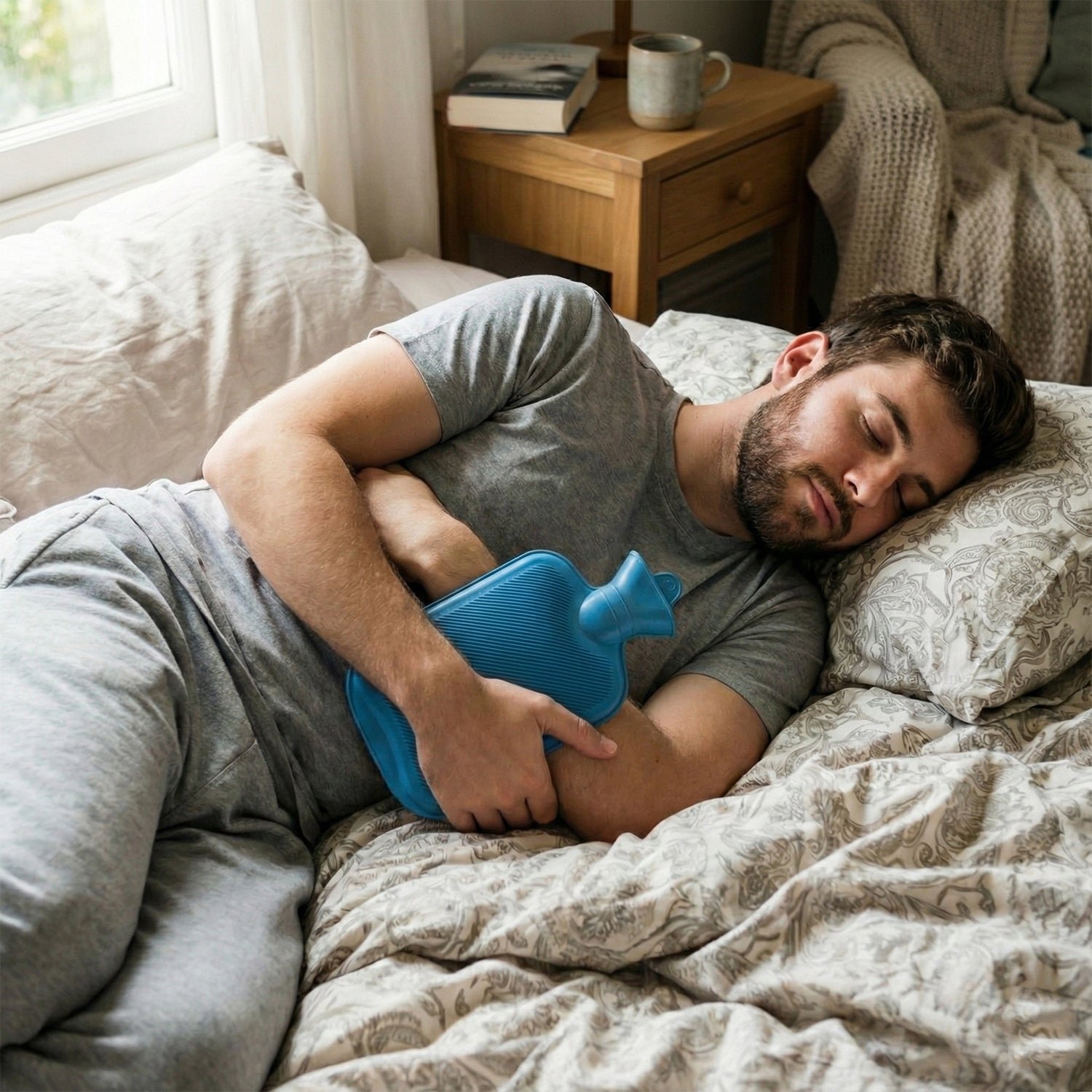 Reusable Hot Water Bag for Pain Relief (23 × 12 cm / 1 Pc)