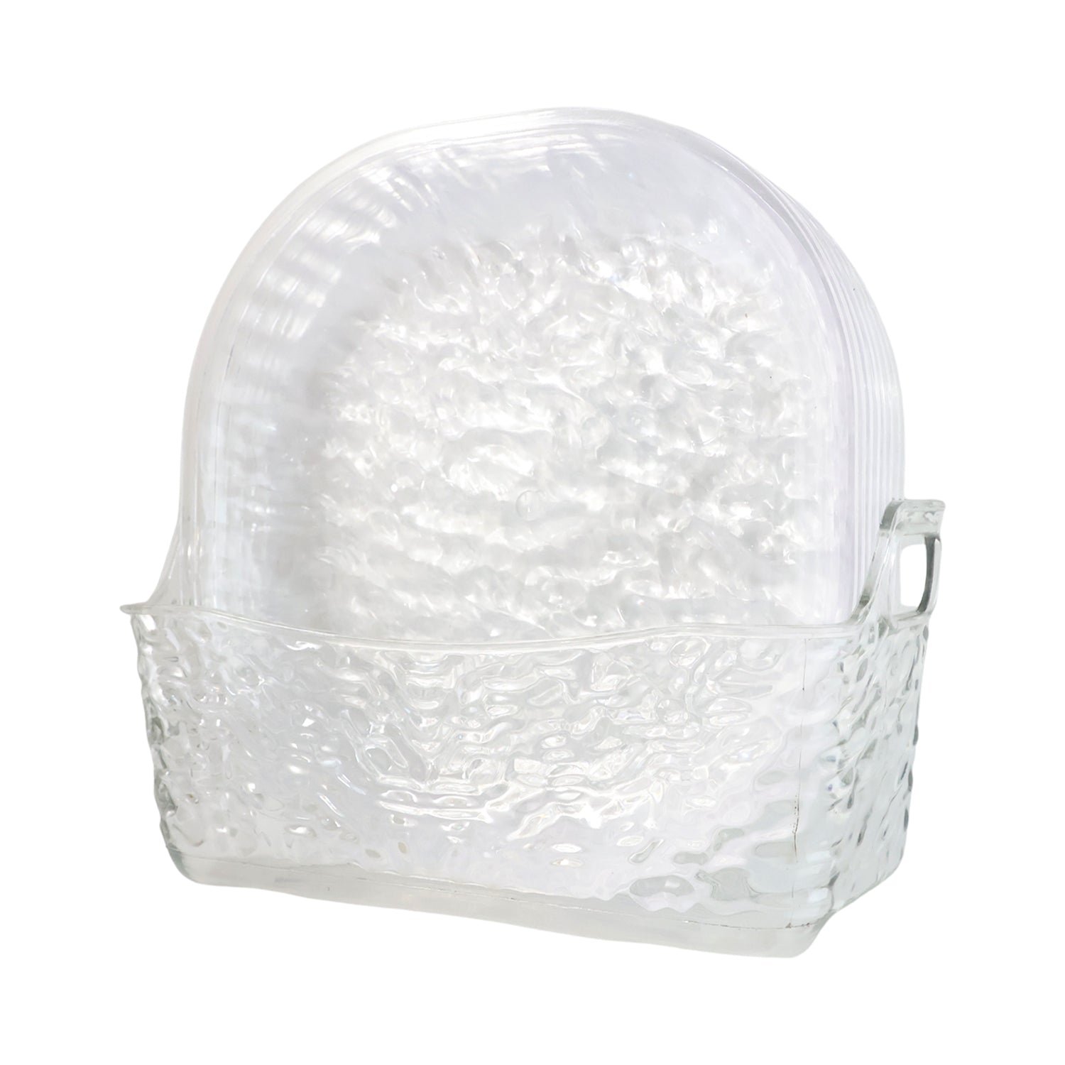 9-in-1 Crystal Glass Snack Serving Plates Set