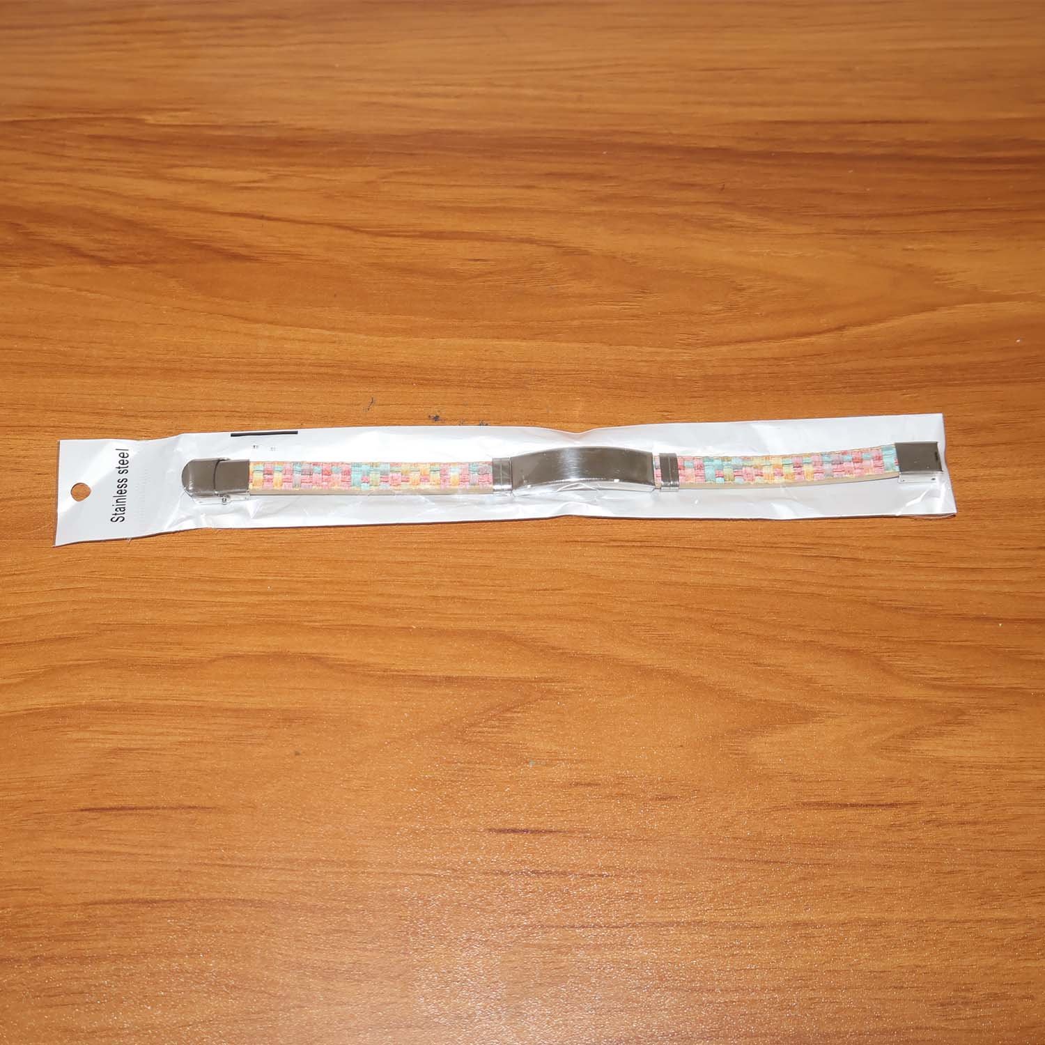 Premium Fancy Wrist Bracelet with Multicolor Woven Design (1 Pc / Mix Design Belt)