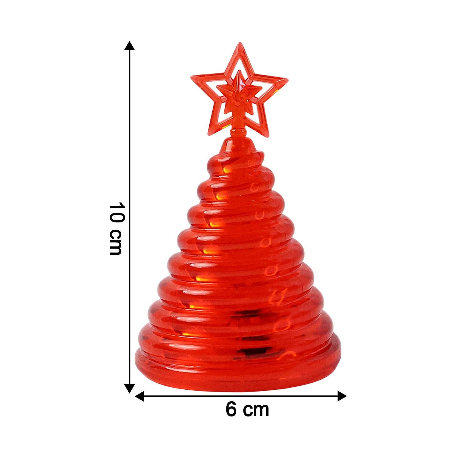 Premium LED Glowing Spiral Christmas Tree Night Lamp (1 Pc)