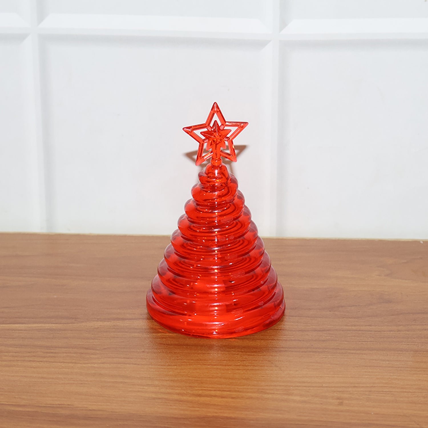 Premium LED Glowing Spiral Christmas Tree Night Lamp (1 Pc)