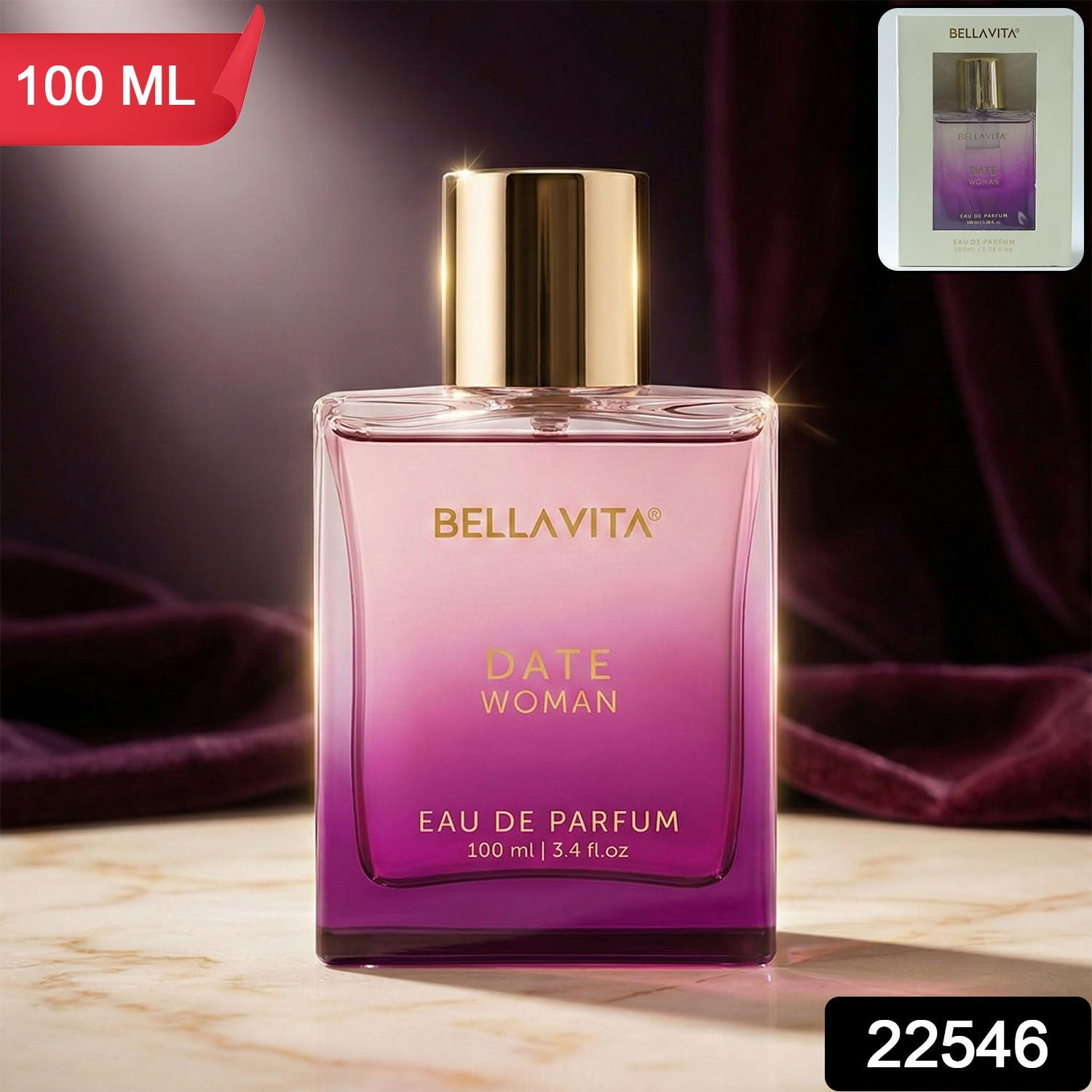 Bellavita Premium Date Woman Eau De Parfum 100 ML