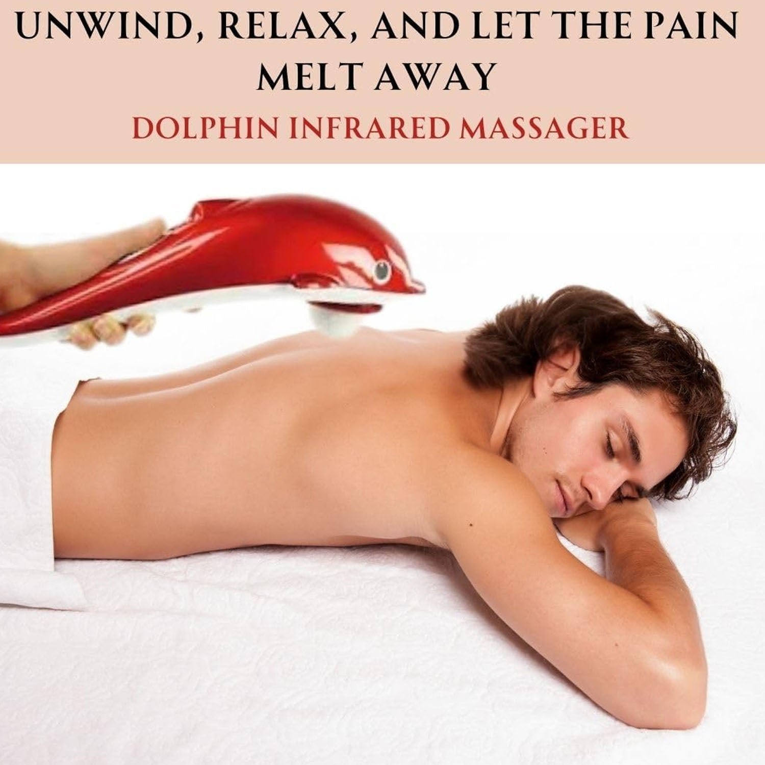 Electric Dolphin Handheld Massager (1 Pc)
