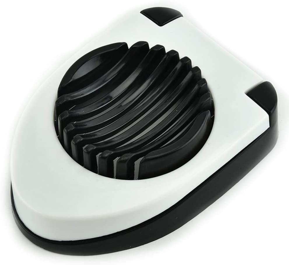 Oval Shape Plastic Multi Purpose Egg Cutter / Slicer with Stainless Steel Wires