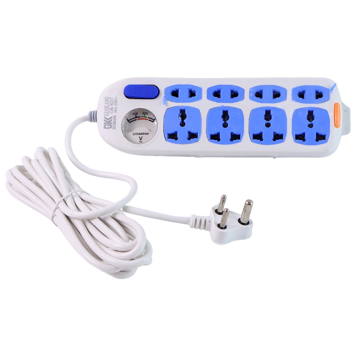 Heavy Duty Multi 8 Socket Extension Board (1 Pc)