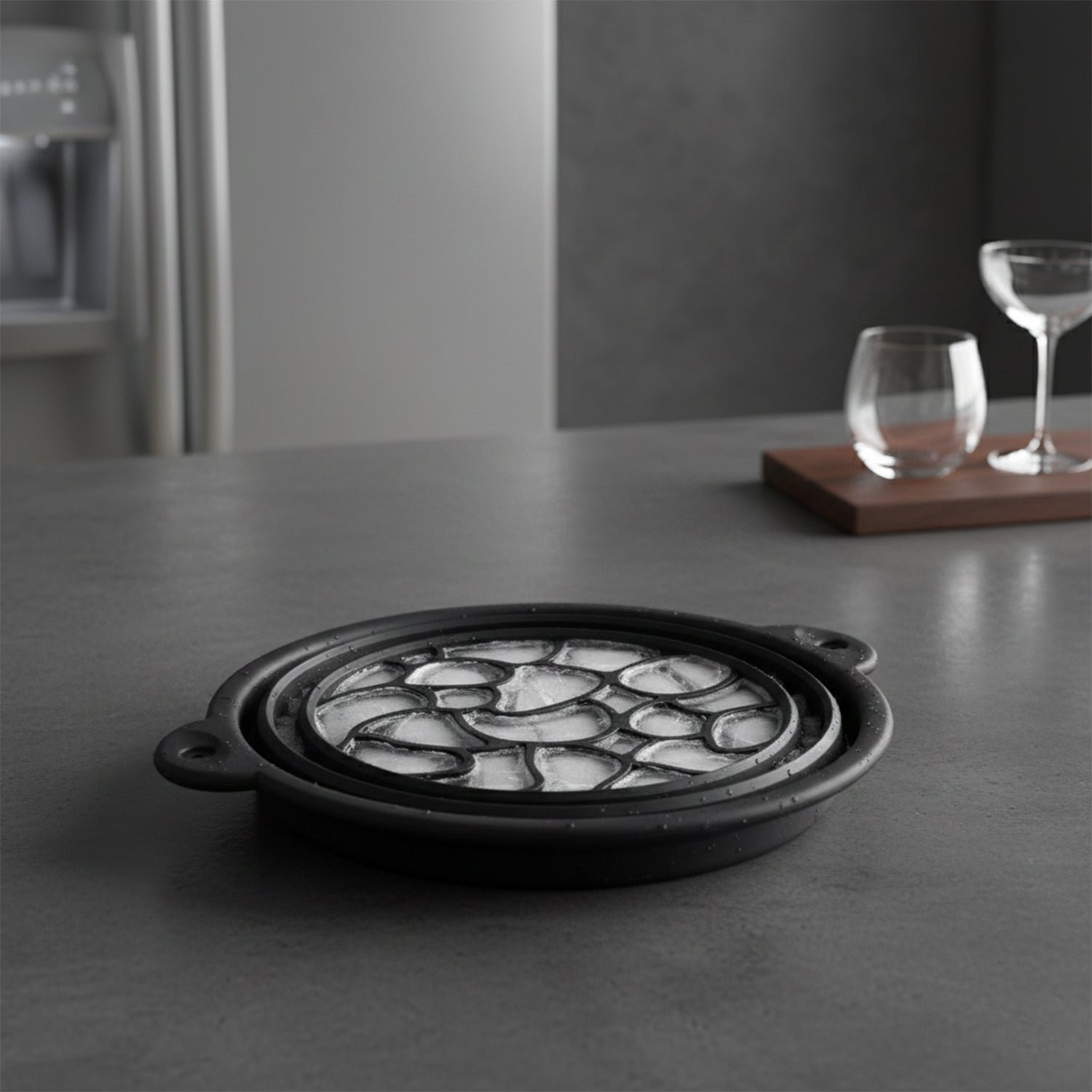 Portable Foldable Silicone Ice Bath Bowl (1 Pc)