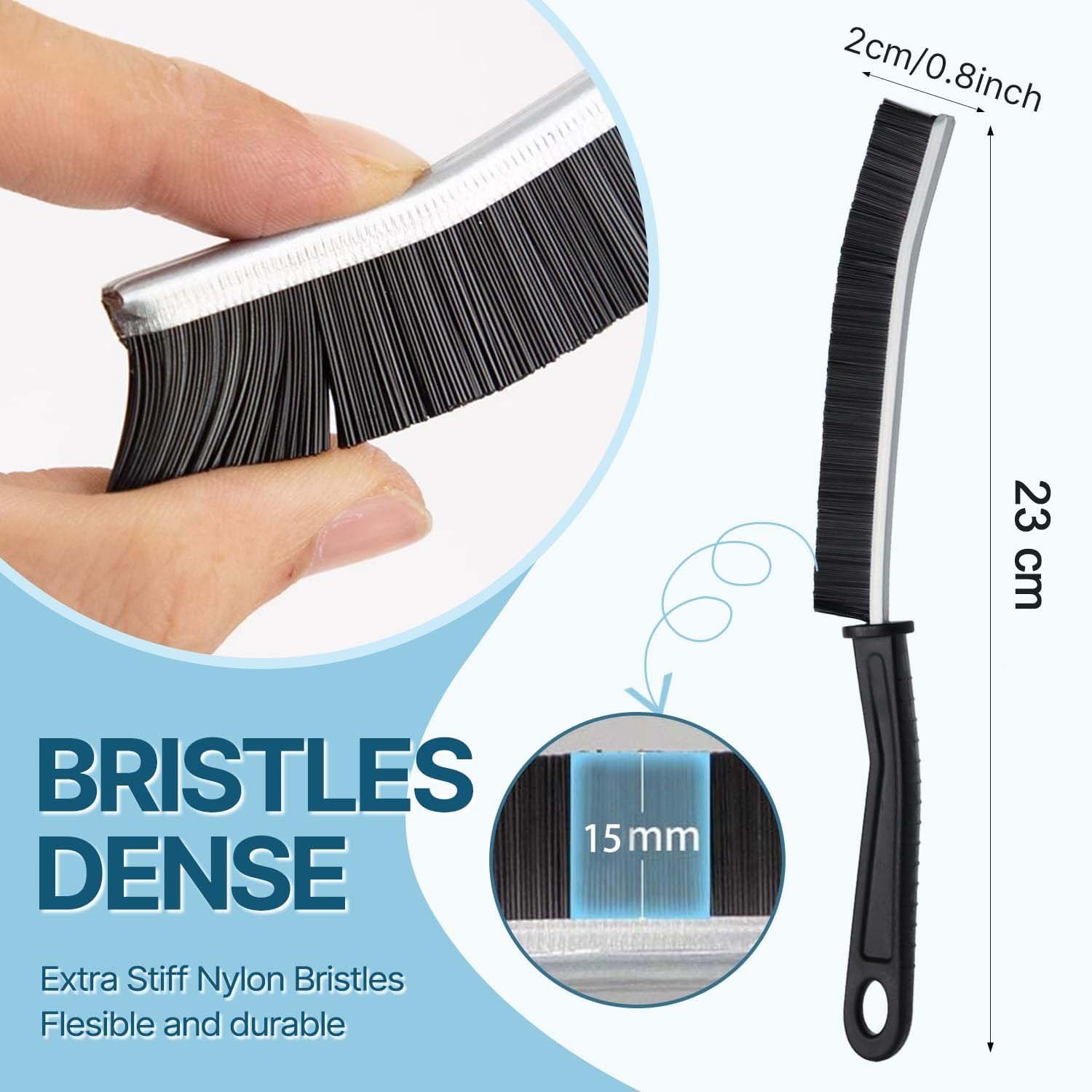 Long Handle Corner Cleaning Brush (2 Pc Set)