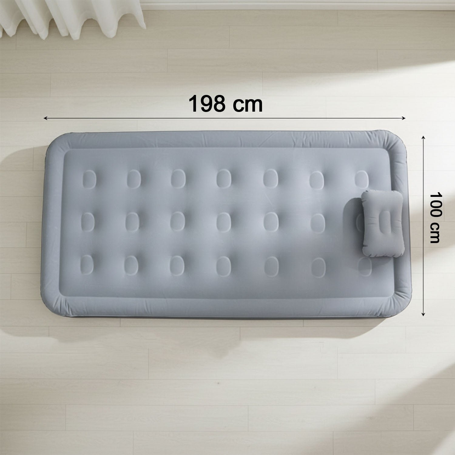 Portable Inflatable Bed Folding Lazy Bed (198x100x40 Cm / 1 Pc)