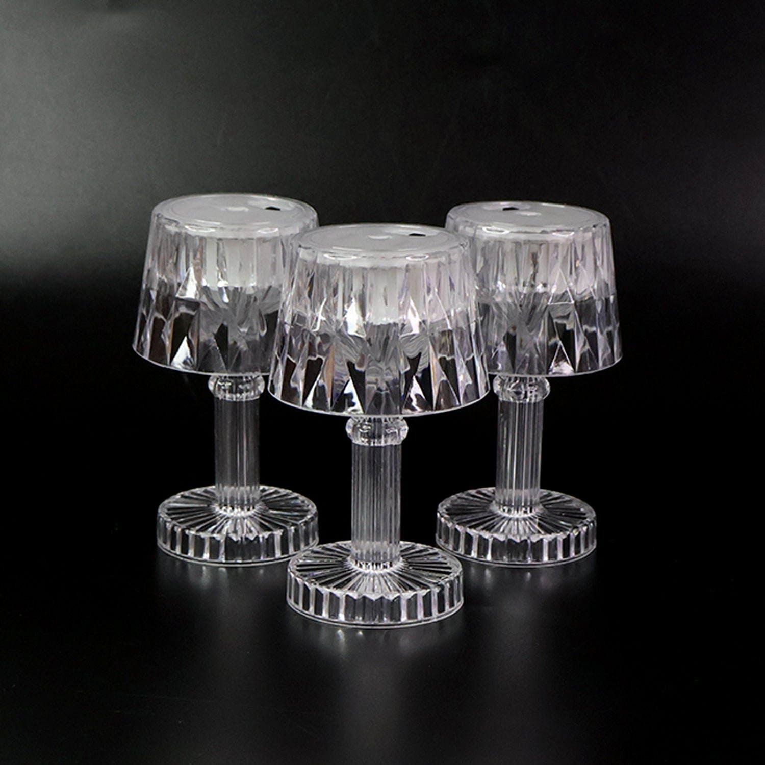 Battery Operated Decorative LED Mini Table Lamp (3 Pc / Set)
