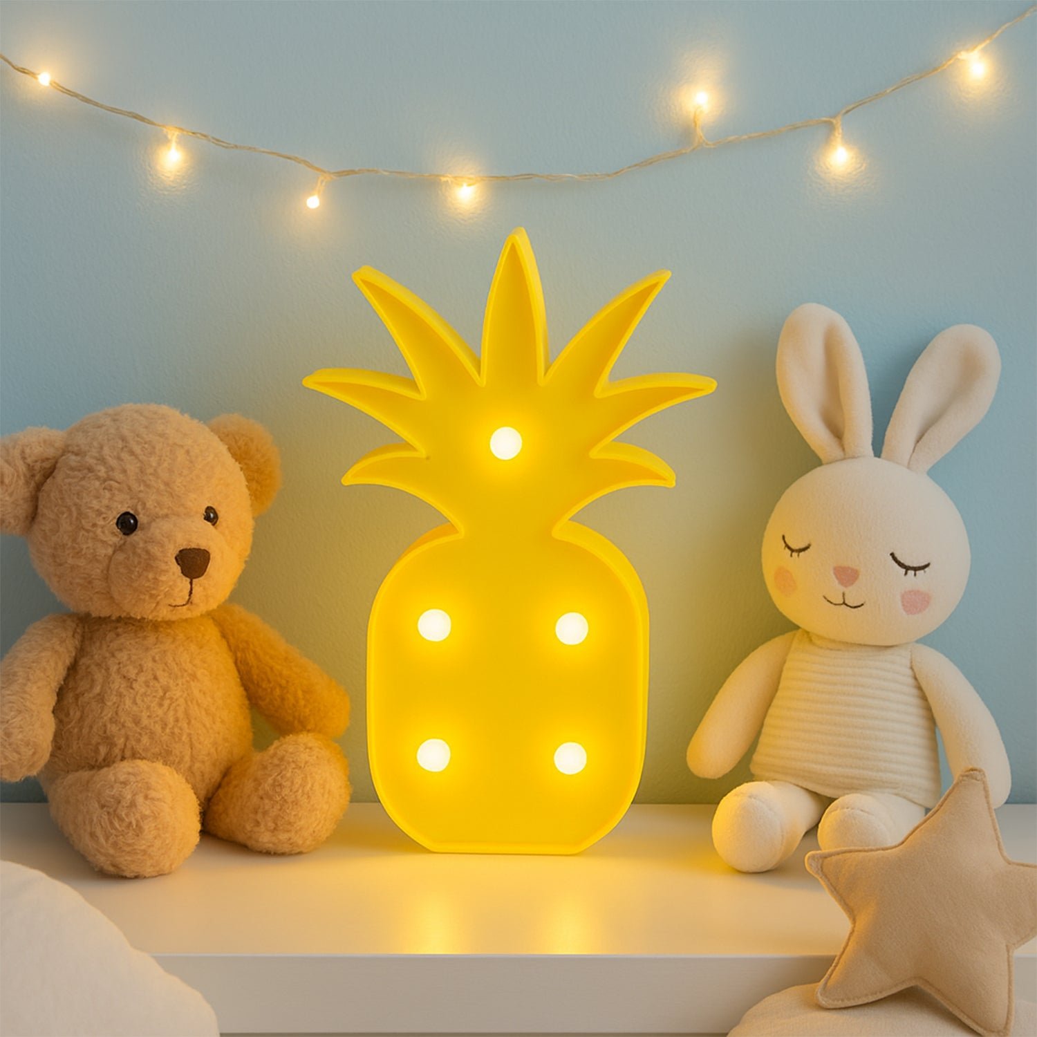 Pineapple Shaped LED Decorative Night Light (1 Pc)