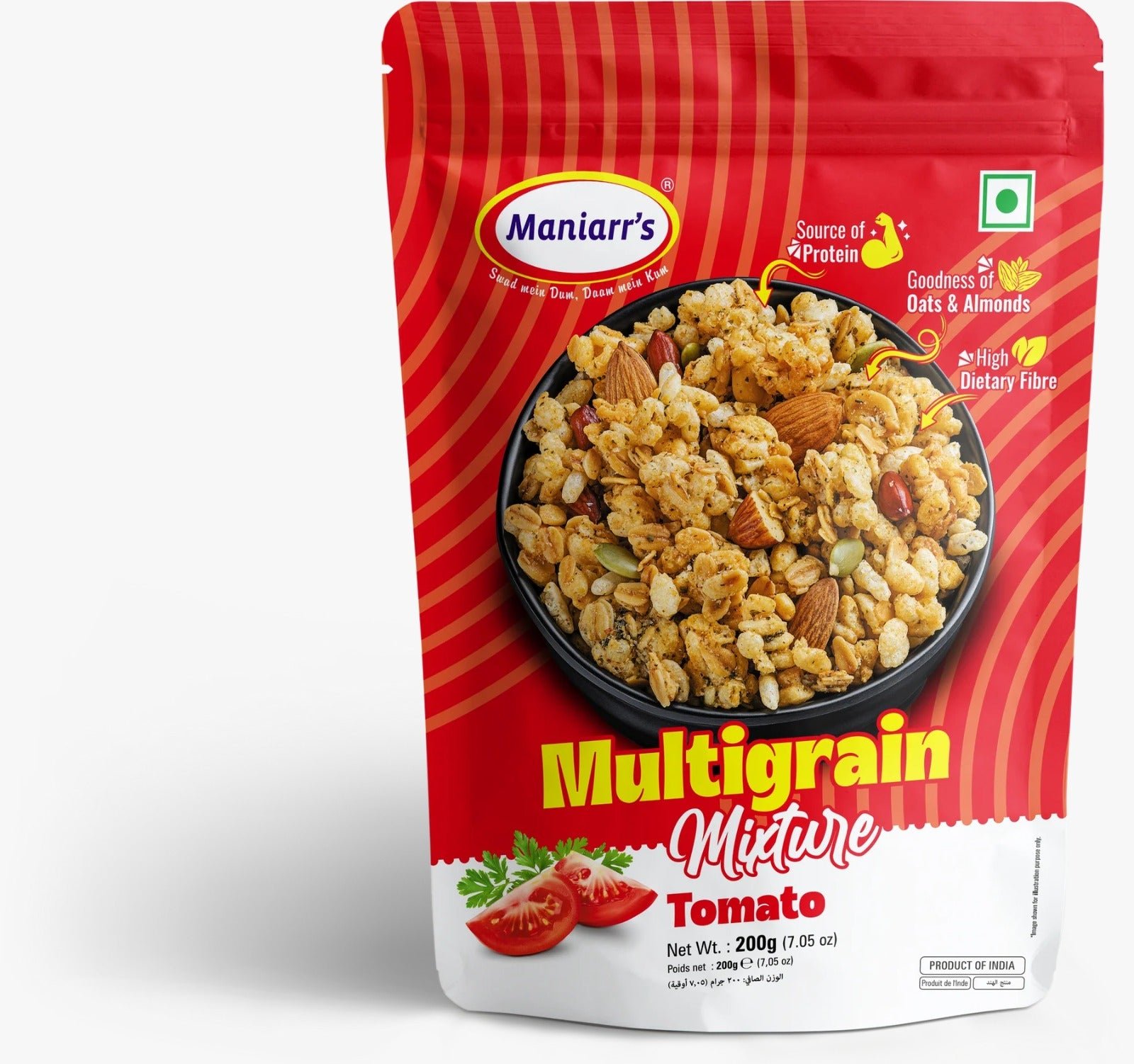 Maniarr's Tomato ROASTED MULTIGRAIN MIXTURE (195 Gm)
