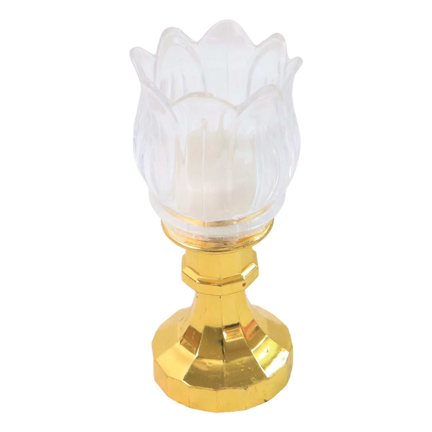 Premium Lotus Shaped LED Decorative Lamp with Stand