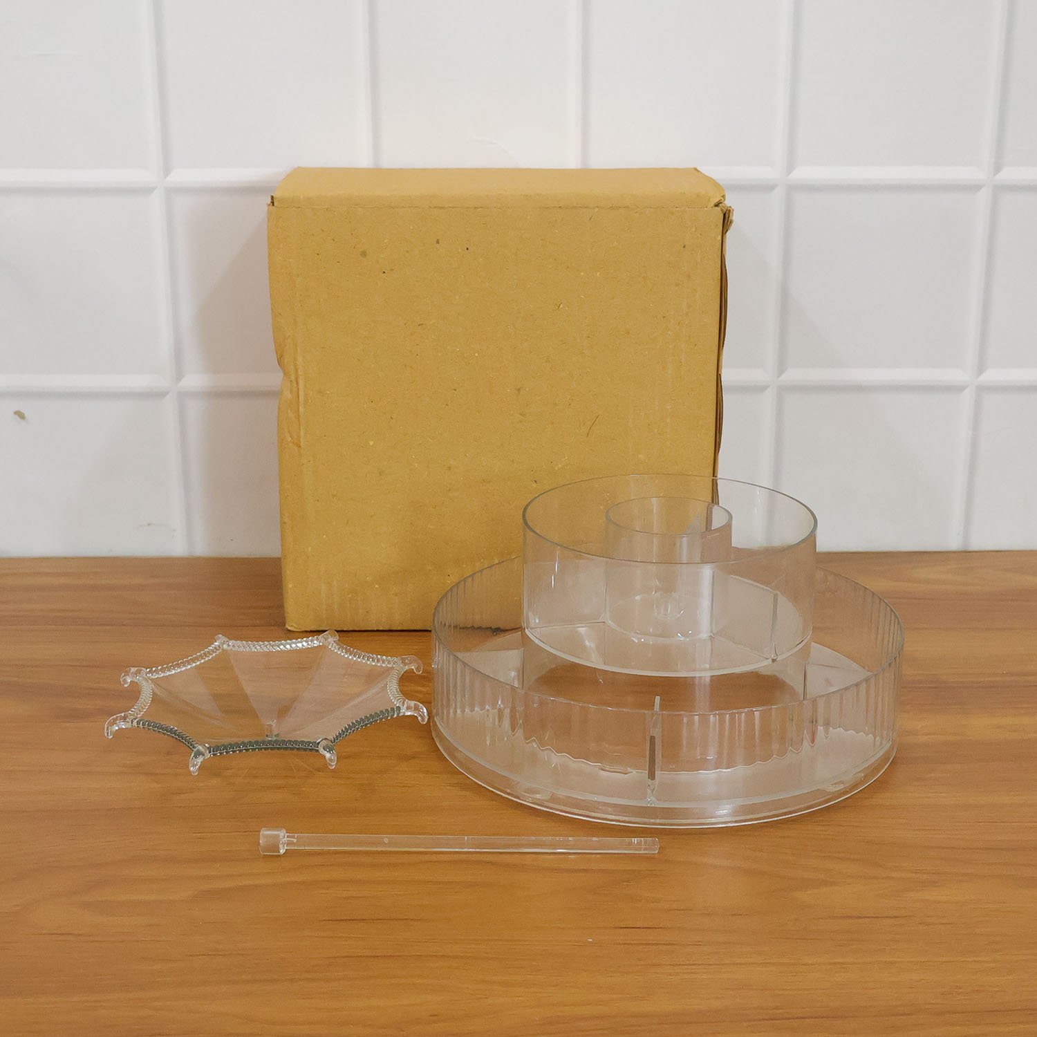 Premium 360° Rotating Makeup & Jewellery Organizer Stand (1 Pc)