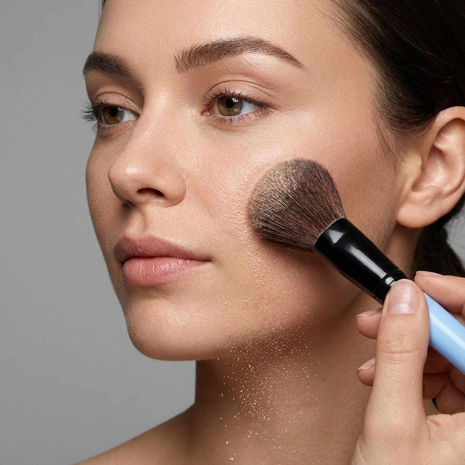 4-in-1 Professional Makeup Brush Set (1 Pc)