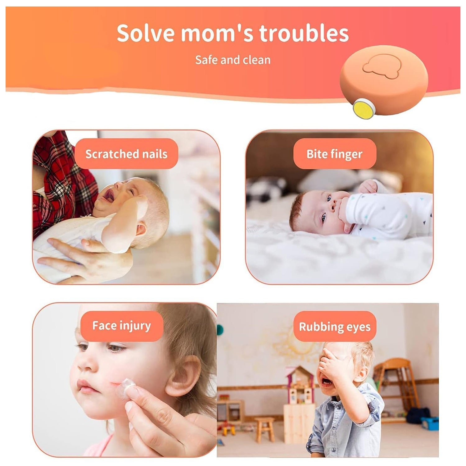 Baby Nail Trimmer and Manicure Care - (Set)