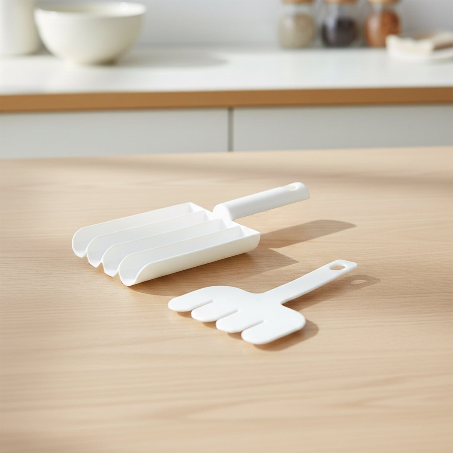 Manual Food Slicing & Frying Press Tool (1 Set)