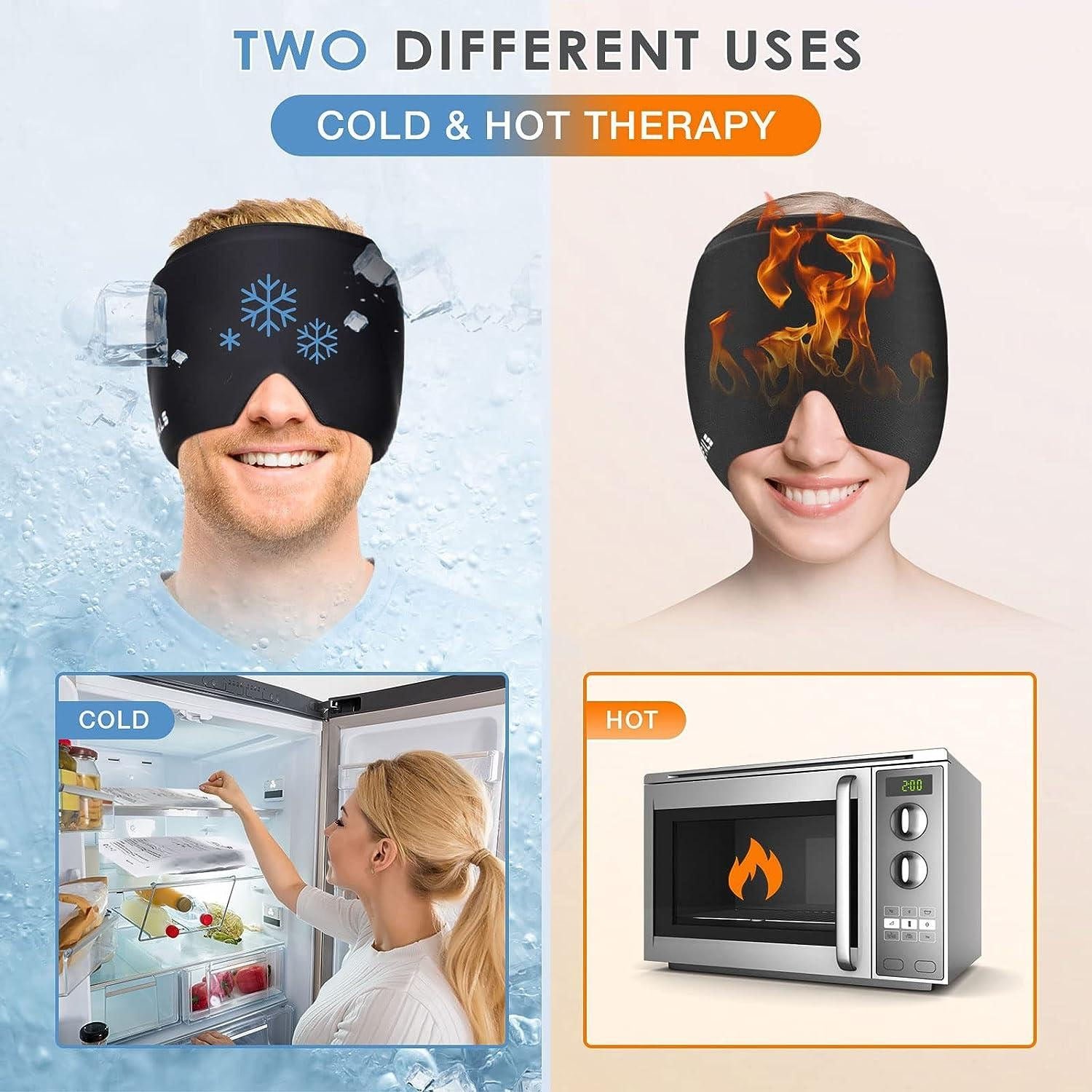 Hot & Cold Therapy Headache Relief Cap (1 Pc)