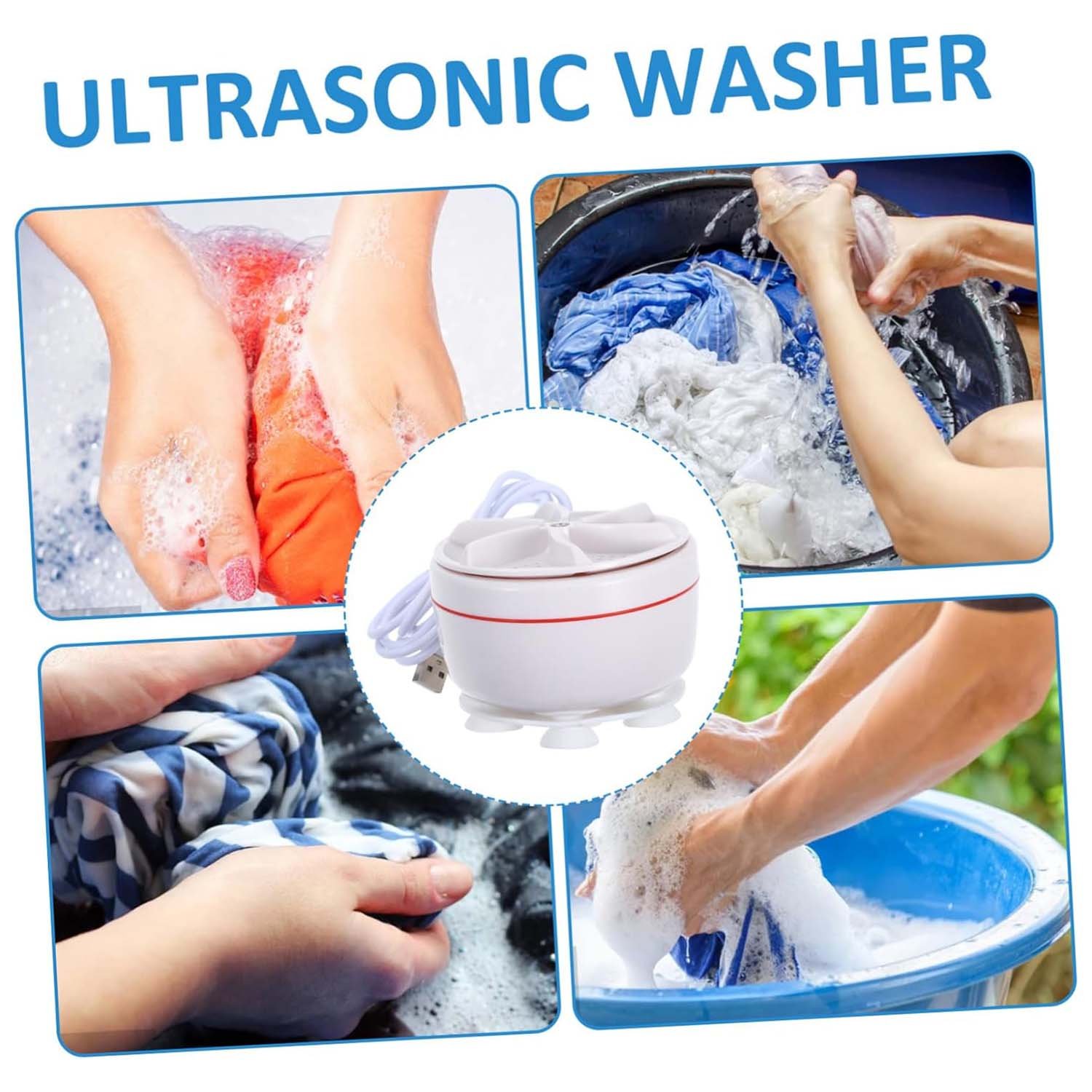 Mini Turbo Washing Machine – Portable USB Washer for Home & Small Spaces