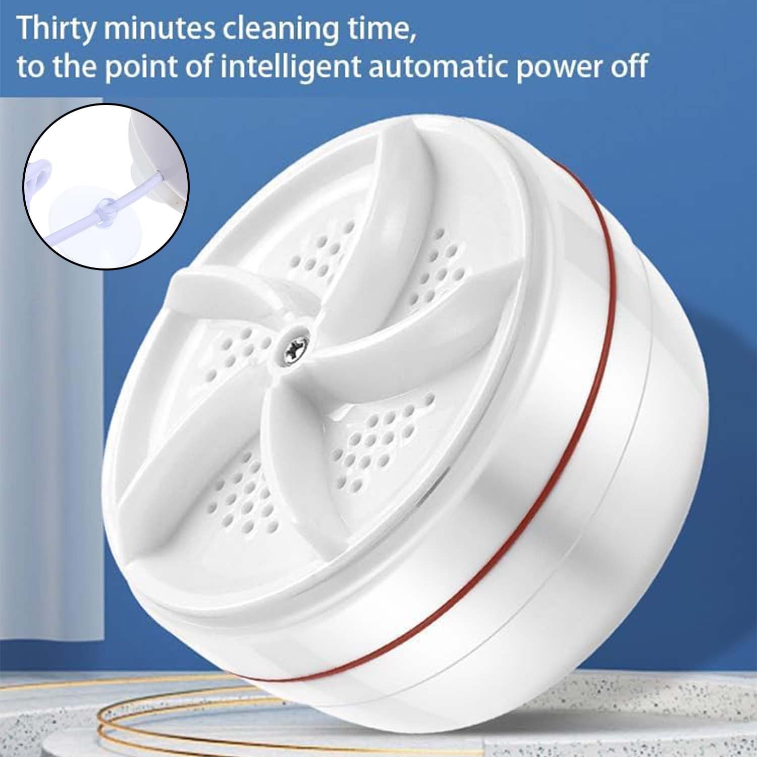 Mini Turbo Washing Machine – Portable USB Washer for Home & Small Spaces