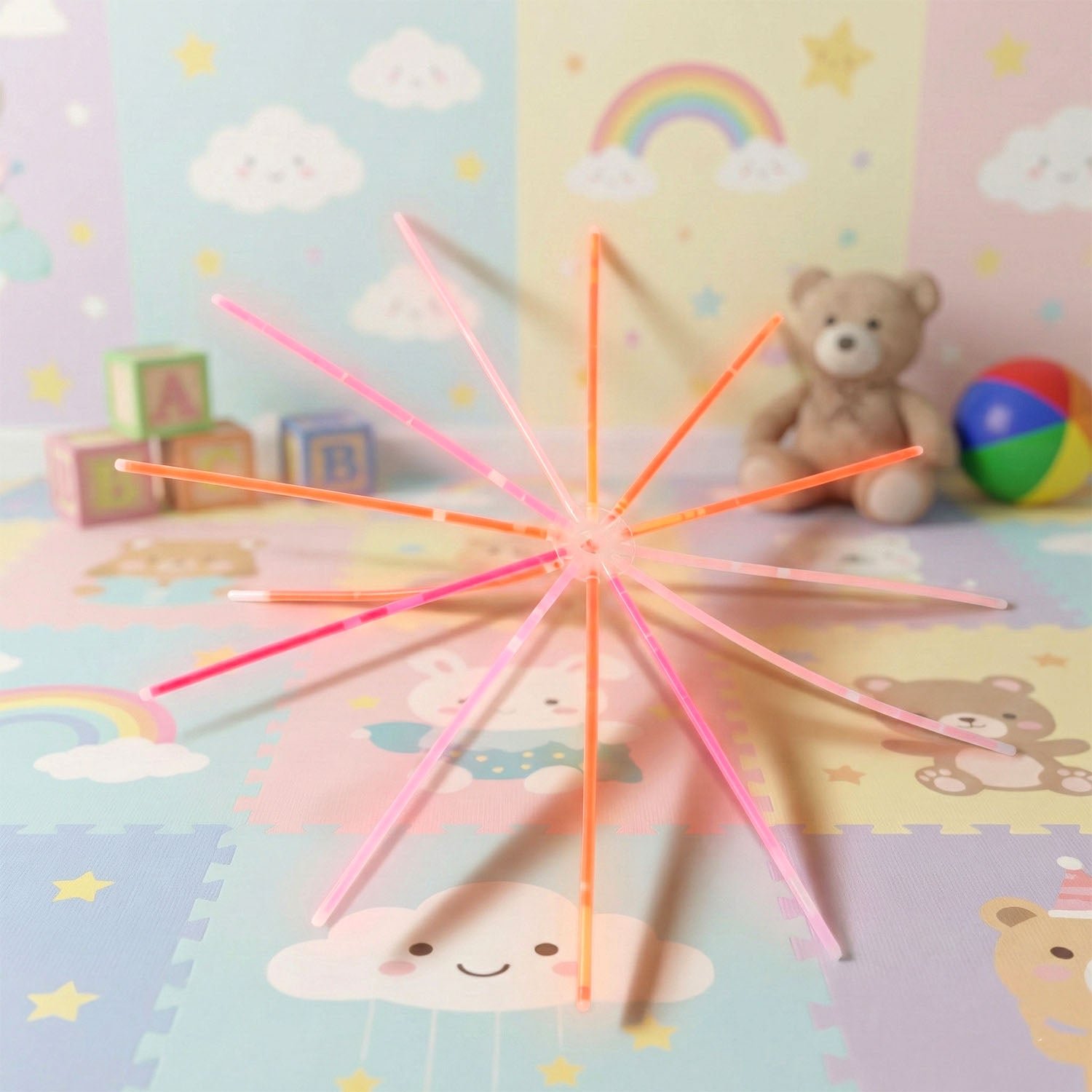 Dark Glow Chakdol Toy Set (1 Set / 13 Glow Sticks)