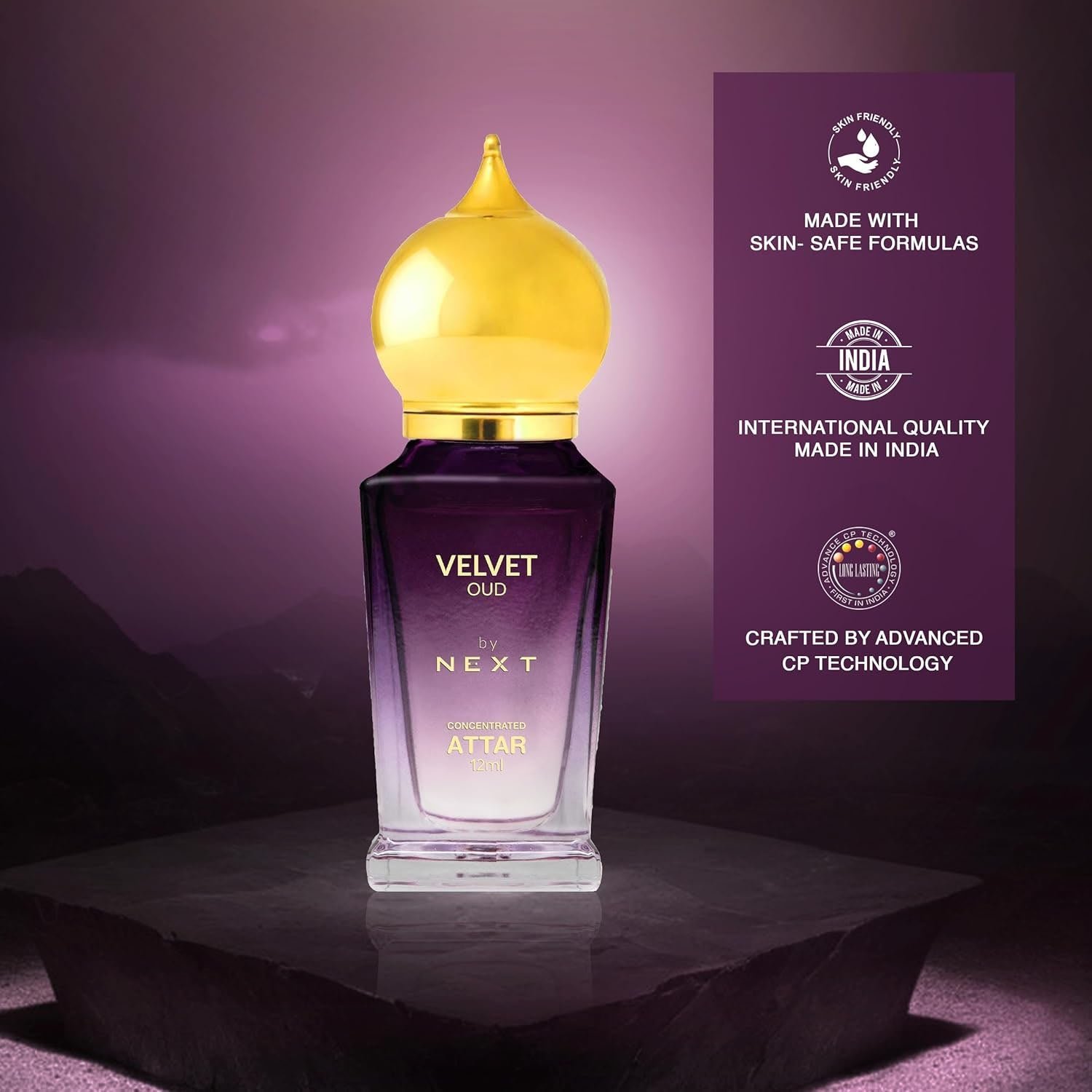 Next Premium Velvet Oud Concentrated Attar Perfume 12 ML