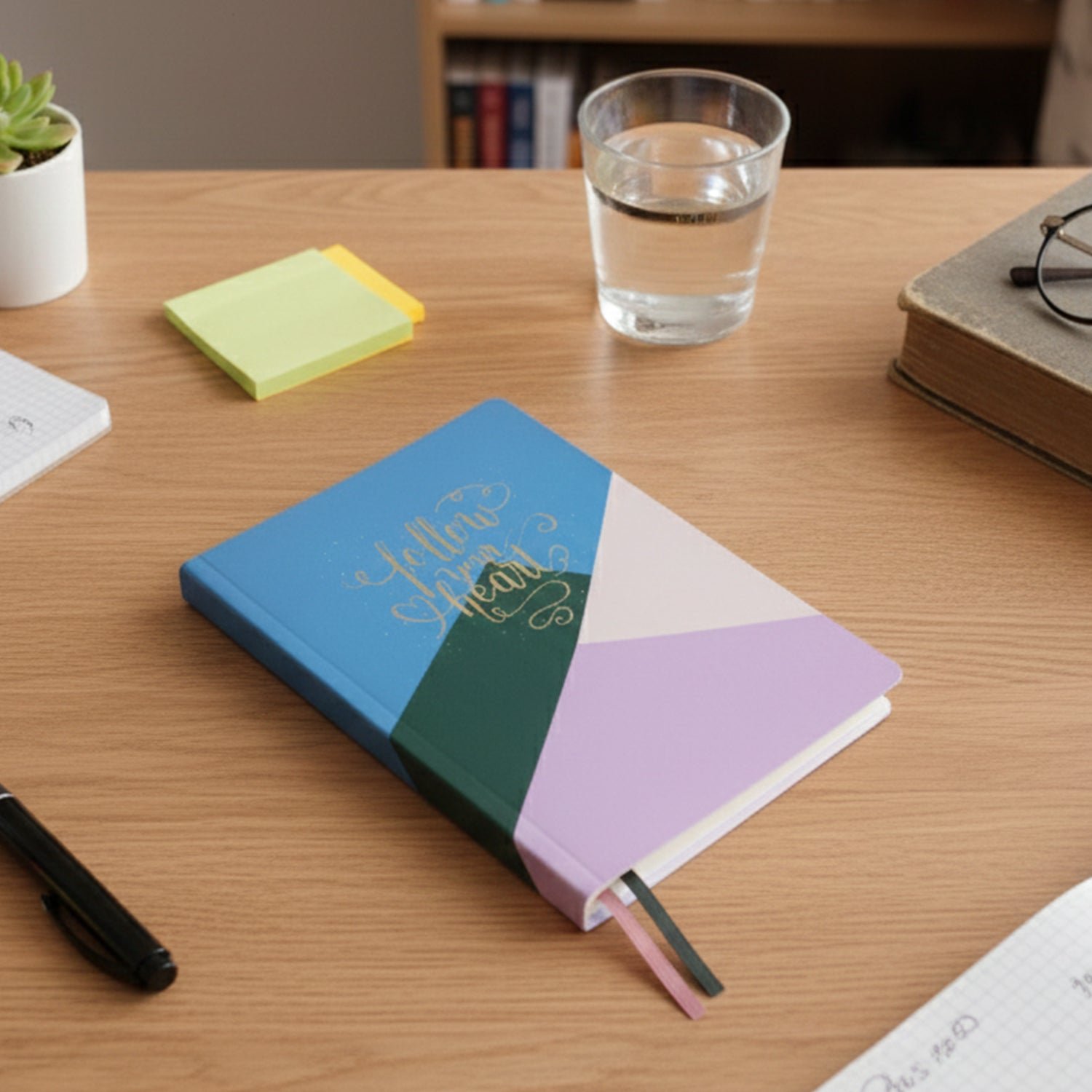 Hardcover Ruled Notebook, Diary & 200 Pages 21x15 cm (1 Pc)