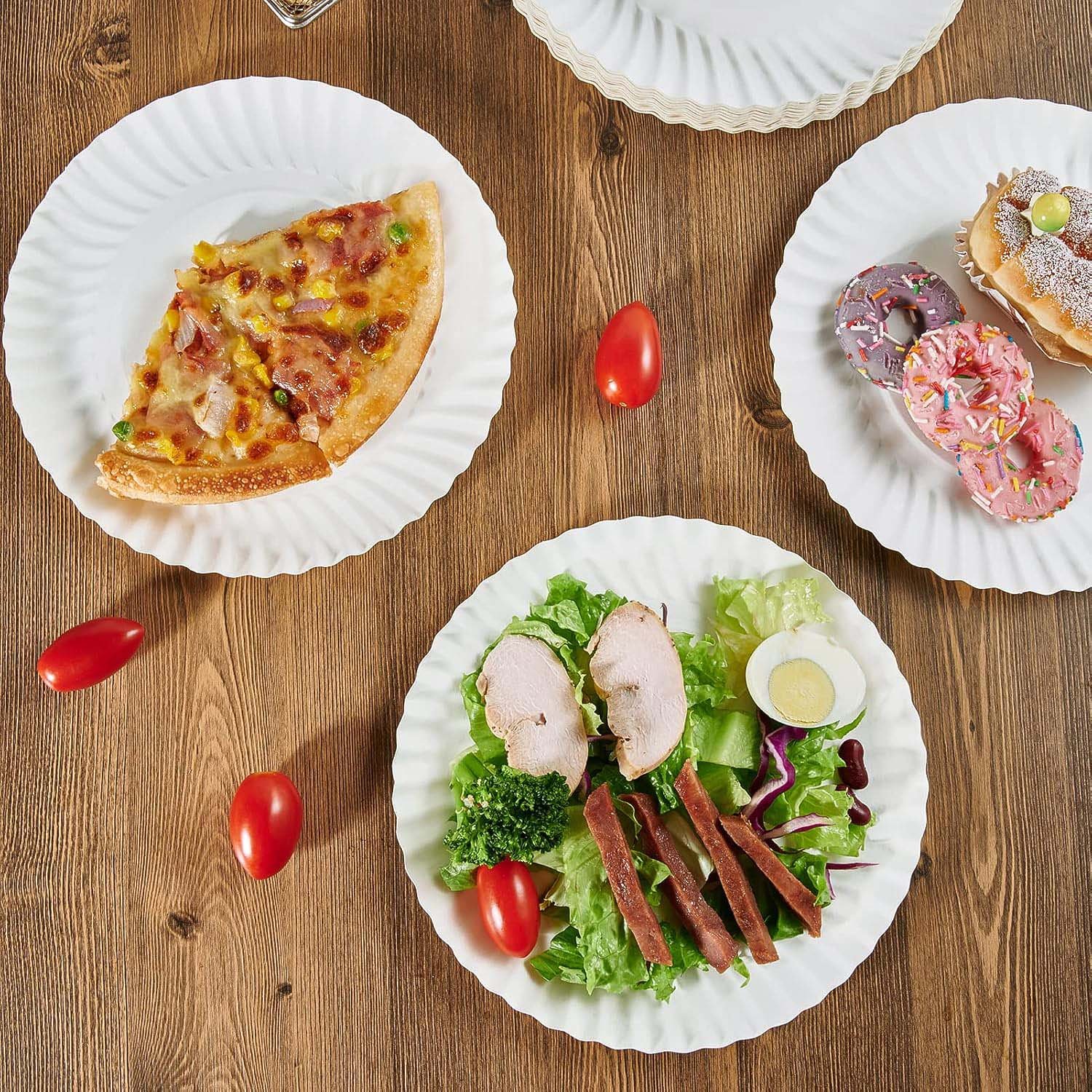 Freshee 7 Inch Round Compostable Paper Plate - 25 Pcs Pack