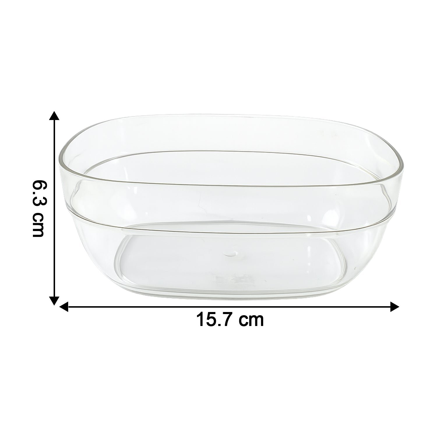 Transparent Multipurpose Serving Bowl Set (4 Pc Set)