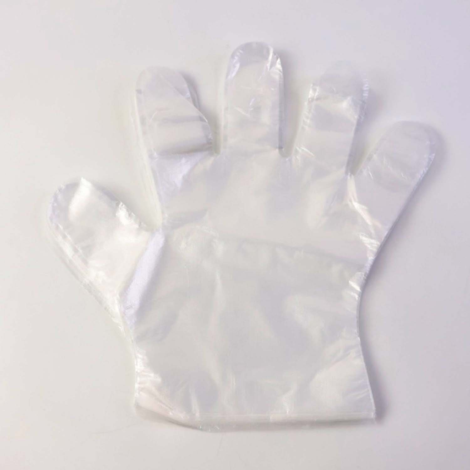 Disposable Clear Gloves, 50 Pc Pack