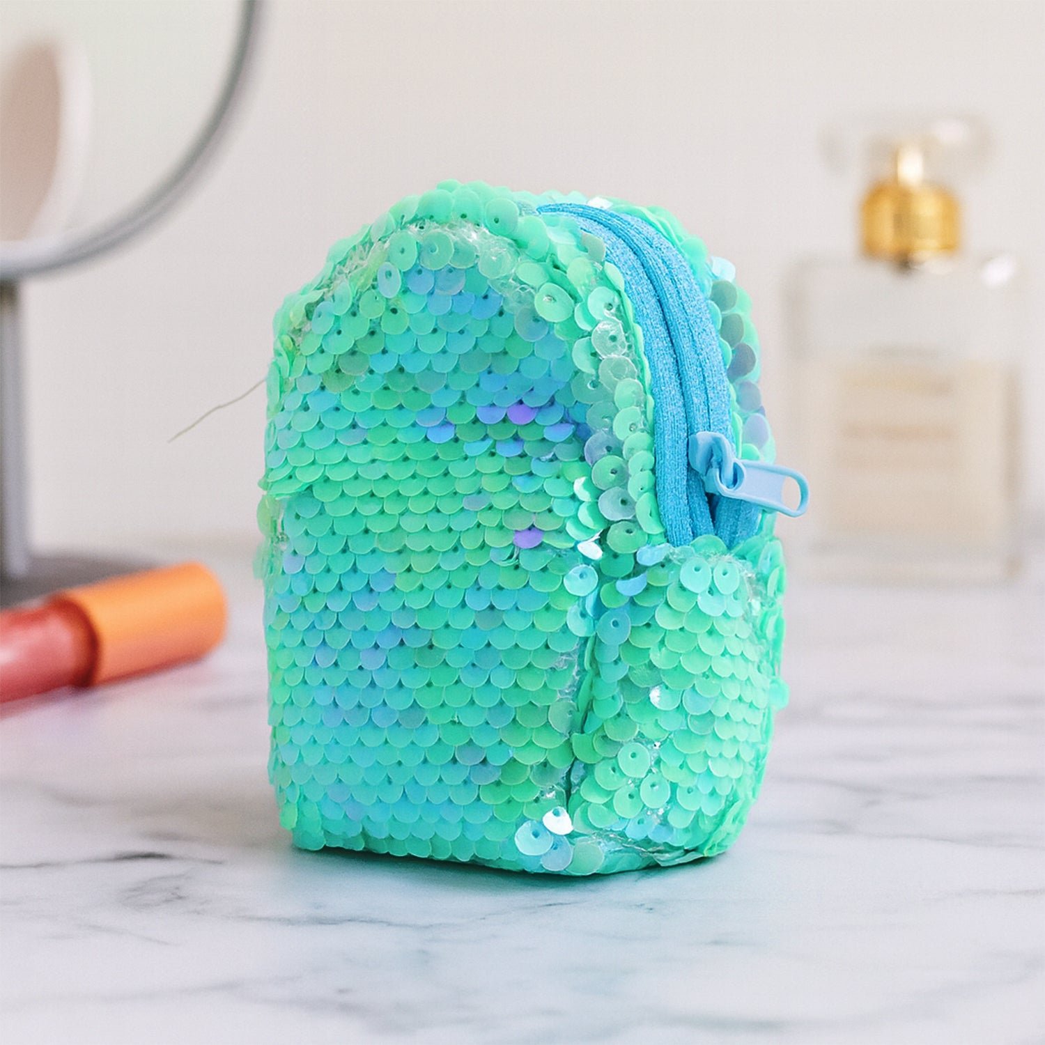 Mini Sequin Zipper Pouch - (1 Pc)