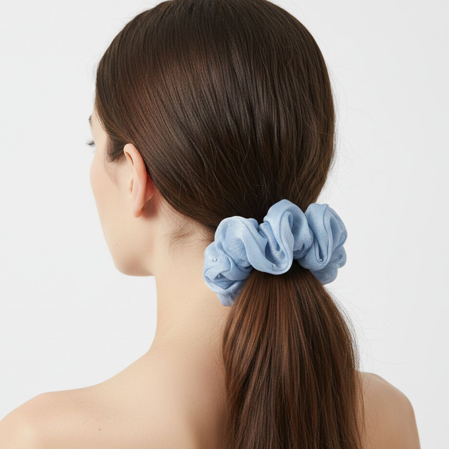 Elegant Soft Fabric Hair Scrunchie (1 Pc)