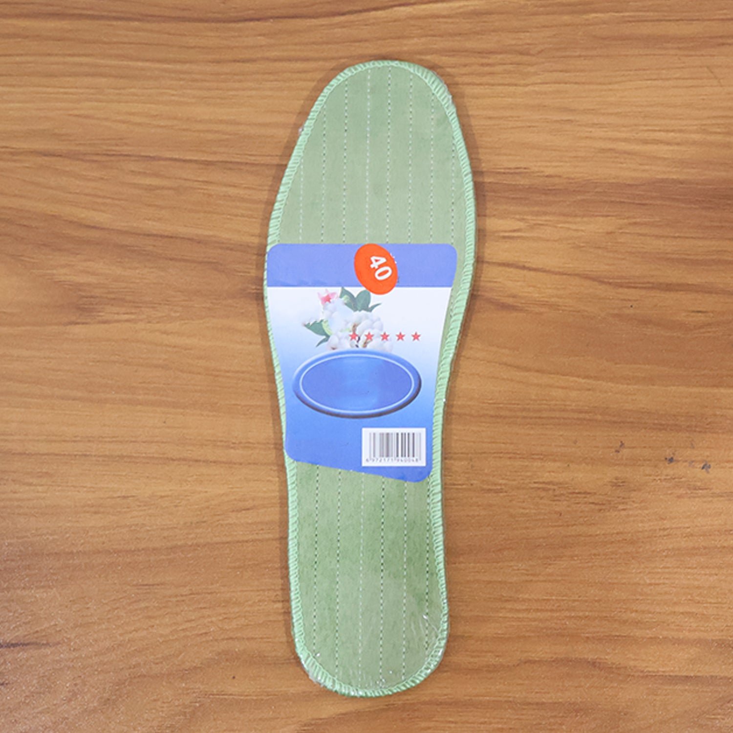 Premium Comfort Shoe Insoles for Daily Foot Support Size 40 (1 Pair / Mix Design)