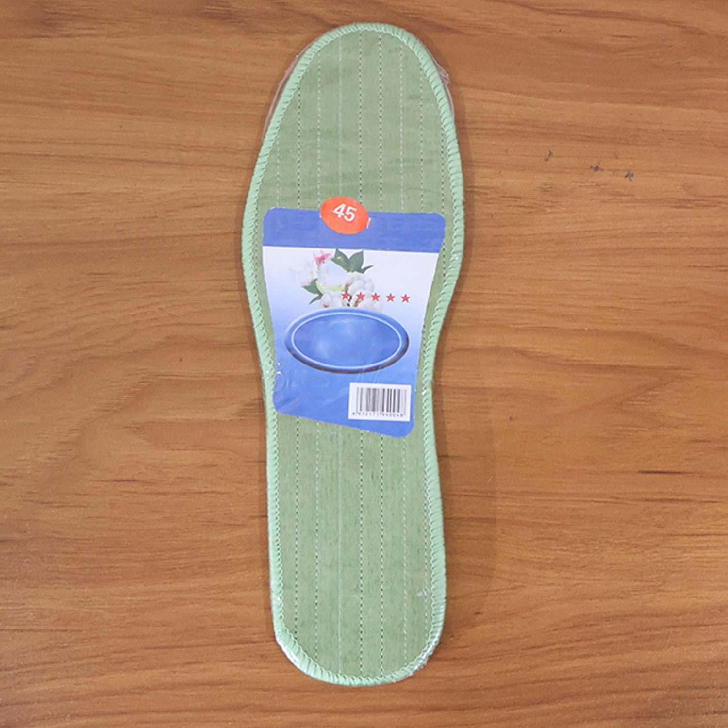 Premium Comfort Shoe Insoles for Daily Foot Support Size 45 (1 Pair / Mix Design)