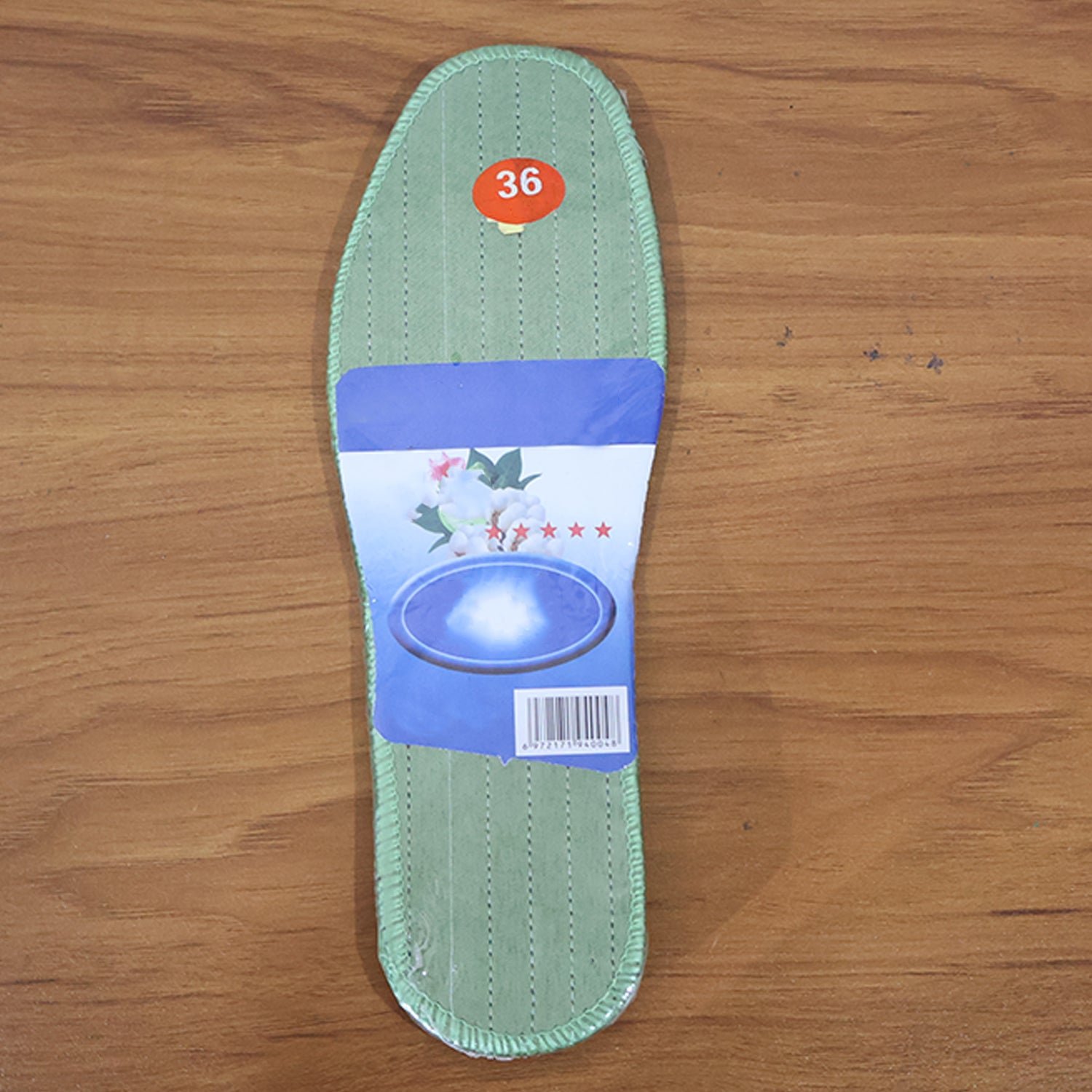 Premium Comfort Shoe Insoles for Daily Foot Support Size 36 (1 Pair / Mix Design)