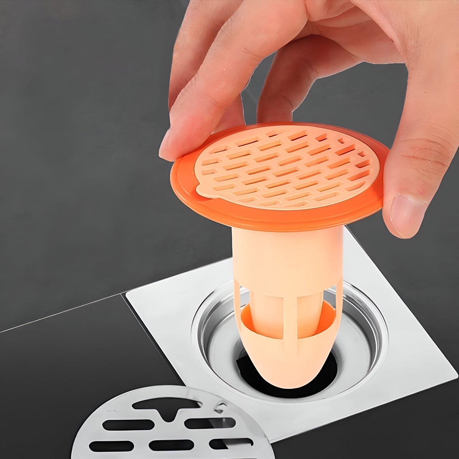 Bathroom & Kitchen Plastic Drain Strainer (1 Pc)