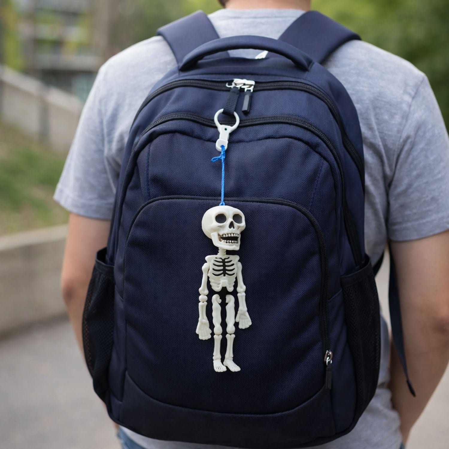 Hanging Skeleton Doll Keychain (1 Pc)