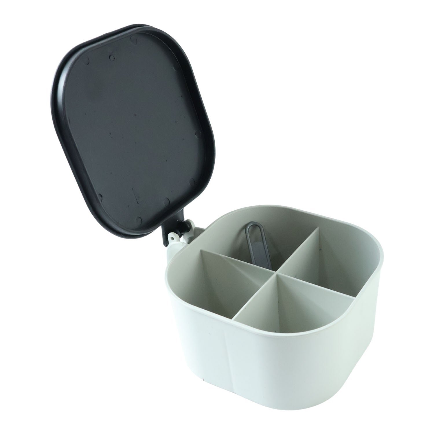 Fancy 4-Section Masala Box for Kitchen Storage (Spice Container)